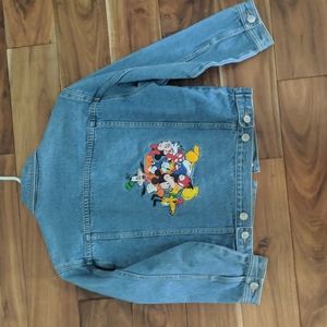 Disney Button Jean Jacket